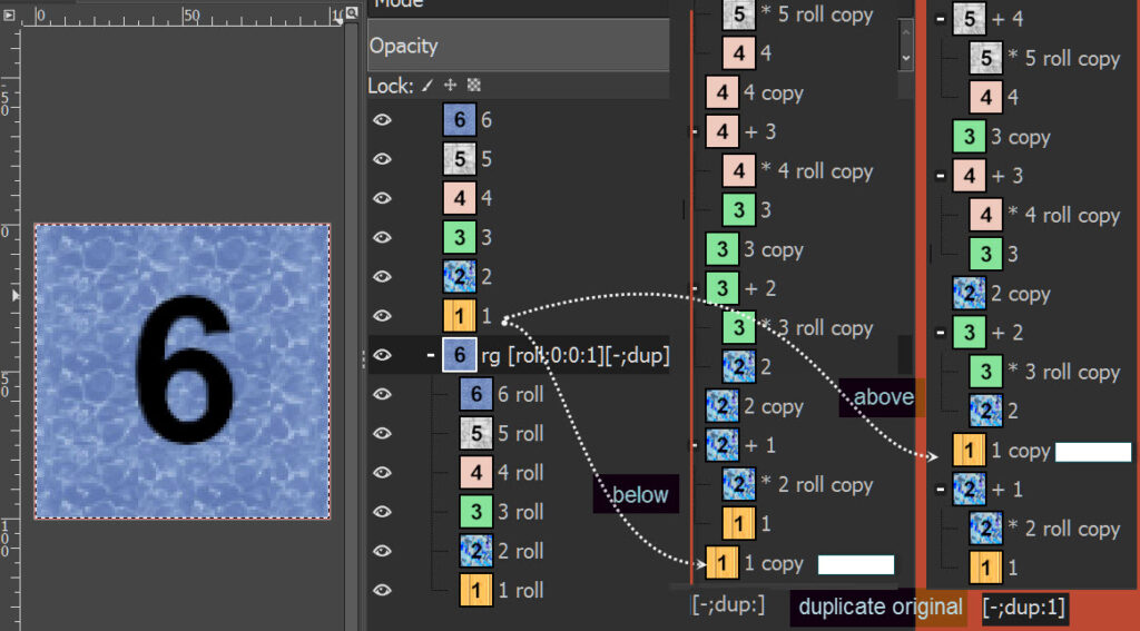 gimp_animation_AnimStack__duplicate_below_above_with_roll_indup_effect_tag_understand